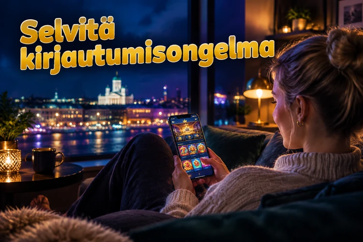 Kirjaudu myös puhelimella