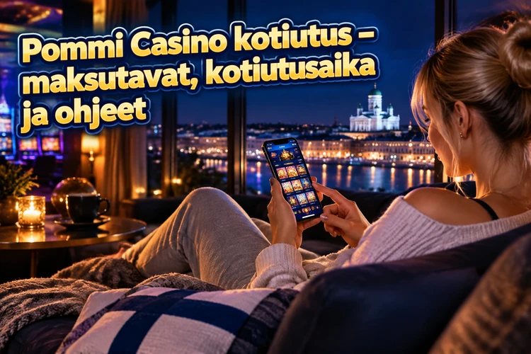 Pommi Casino kotiutus - maksutavat, kotiutusaika ja ohjeet
